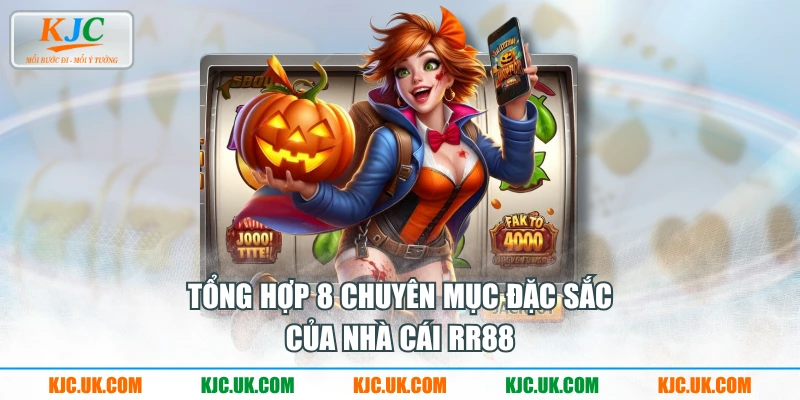 Tổng hợp 8 chuyên mục đặc sắc của nhà cái RR88